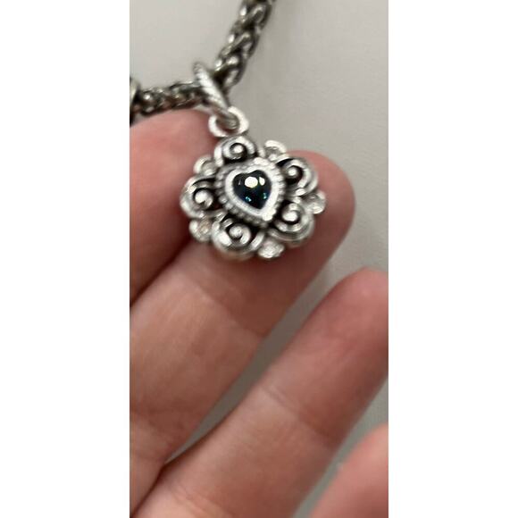 Brighton Signed Chain Necklace With Charm - Picture 12 of 12